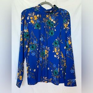 Calvin Klein Blue Floral Blouse